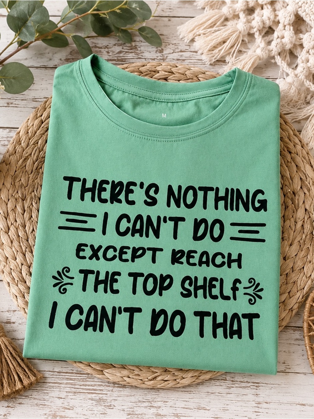 SHEIN Green Short Sleeve Crewneck Tee